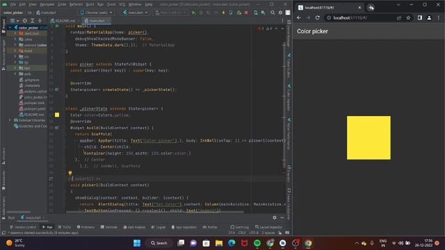 Color Picker widget in Flutter || Flutterverse #colorpicker #widget #flutter #dart