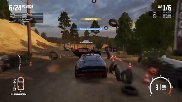 Wreckfest PS4 game play