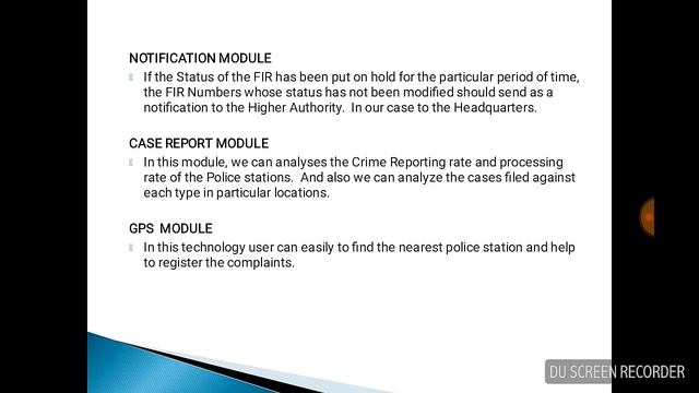 Online crime reporting system using cloud computing environment