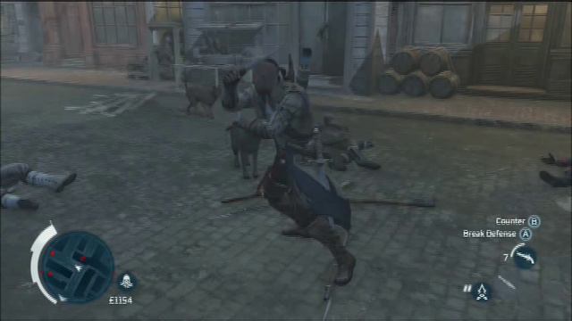 Assassin's Creed III (3) Bug/Glitch:  Can't move!! D: