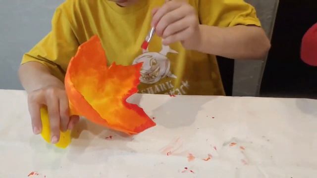 ваза / осенний листок / Мастер класс / МК / поделки / листок клен / поделки осень / 3д печать / 3d