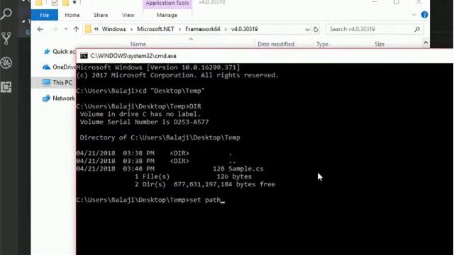 C# without VS - Using Normal Editor - How to Convert .cs file to .exe file? - I