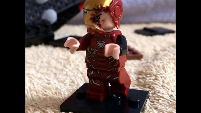 SPOILER Avengers infinity war iron man vs thanos  in lego
