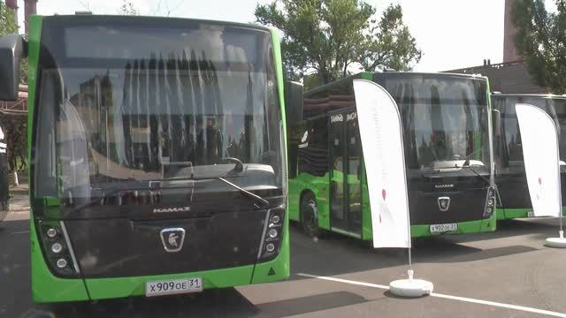 Автопарк Лебединского ГОКа пополнили 8 новых автобусов Нефаз
