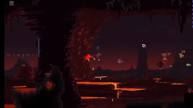 Terraria Brimstone elemental Death mode fight
