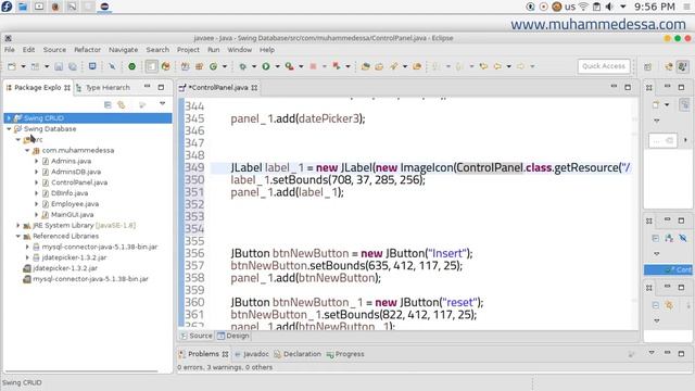 14   JAVA Swing GUI with MySQL