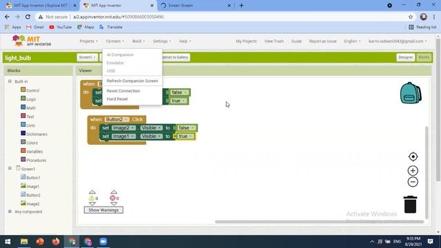 Your first Mit app inventor project part(2)