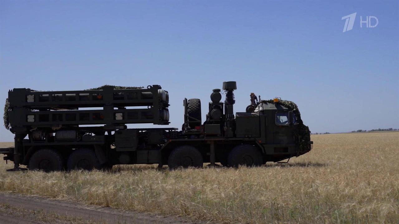 Боевые задачи в зоне спецоперации выполняют новейшие комплексы ПВО С-350 "Витязь"