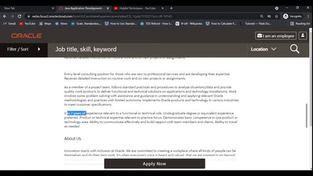 Oracle Latest Off-Campus 2021 | Java Development Engineer | Freshers Must Apply.