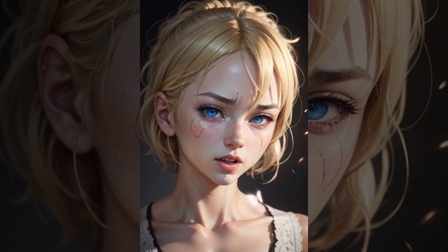 beautiful female faces of artificial intelligence.