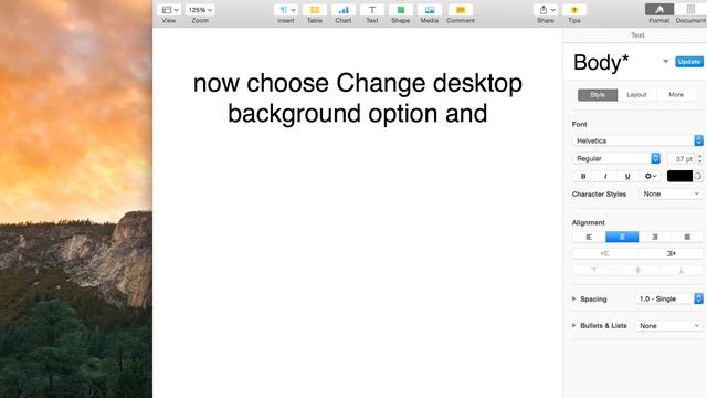Apple:: MacBook Pro -  How to change Desktop Background