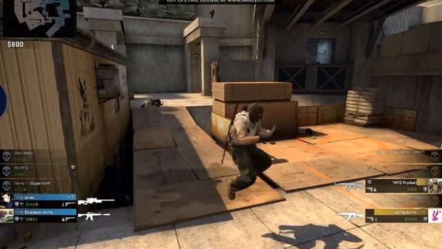 OverPass CS GO - Разминировали бомбу в огне