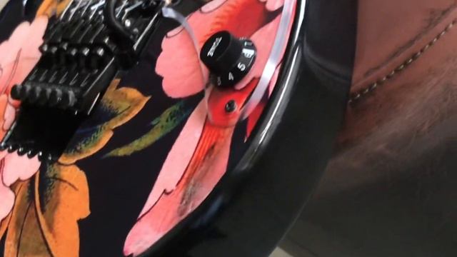 Ibanez pia floral custom