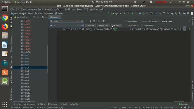 Convert n Into A NewLine in Android Studio IDE