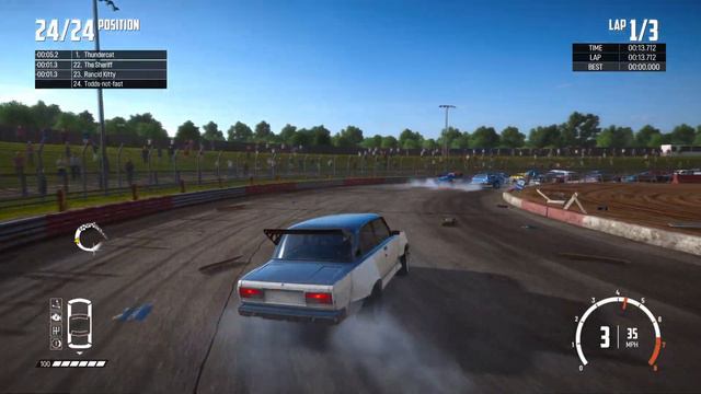 Wreckfest Gorbie future 8 short cut lol😎