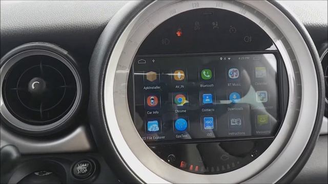 Mini Cooper GPS Android Navigation and backup camera Multimedia system
