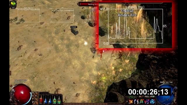 Path of Exile massive lag, this is how italians have to play.