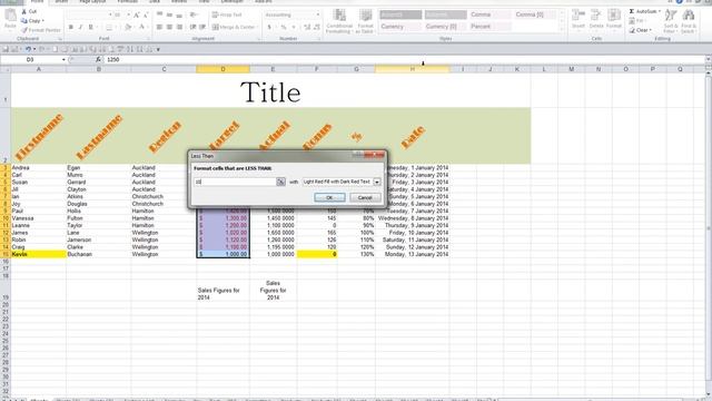 What's New Conditional Formatting in Microsoft Excel 2010 (Video 9 of 19)
