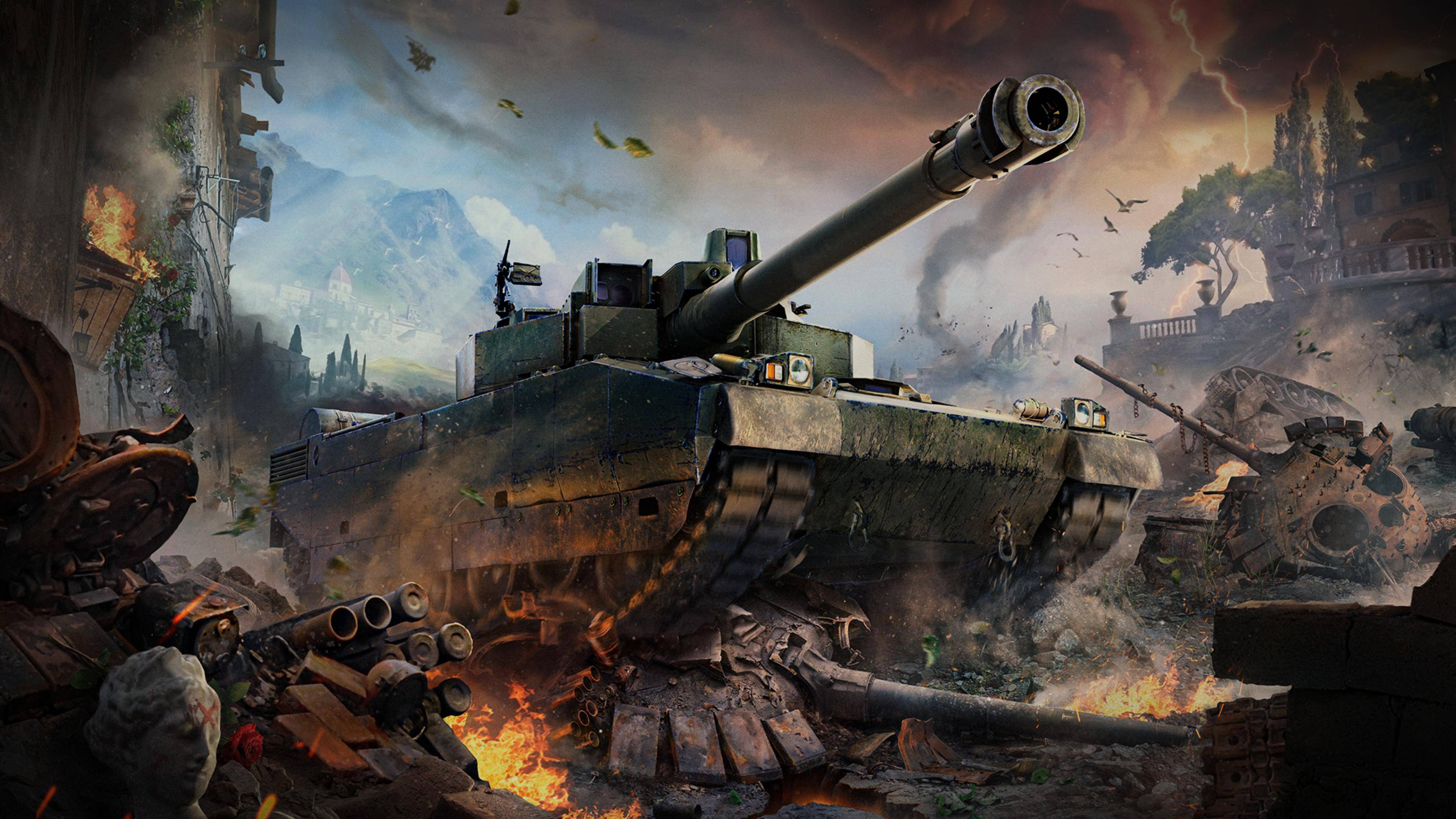 World of Tanks PS5 покатушки подорвали бка