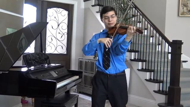 David Brill Violinist Caprice No  24 and Ysaye Sonata No  6