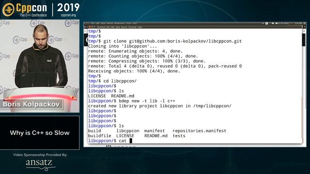 Why is C++ so Slow? - Boris Kolpackov - CppCon 2019