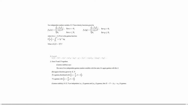 Gamma Random Variables