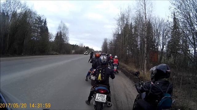 Открытие мото- сезона в Петрозаводске 2017г.