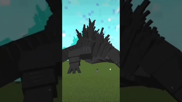 Горящая годзилла в Майнкрафт burning Godzilla Minecraft #shorts #minecraft #майнкрафт