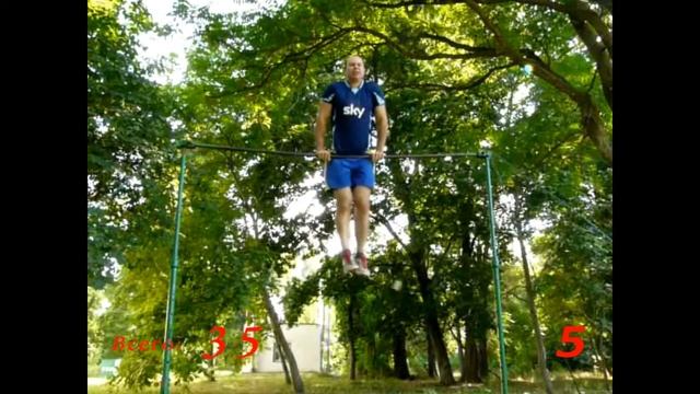 65 выходов на две руки на турнике или как научиться выходить на две много.