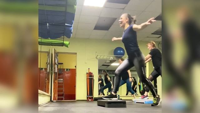 Связка для степ-аэробики #степаэробика