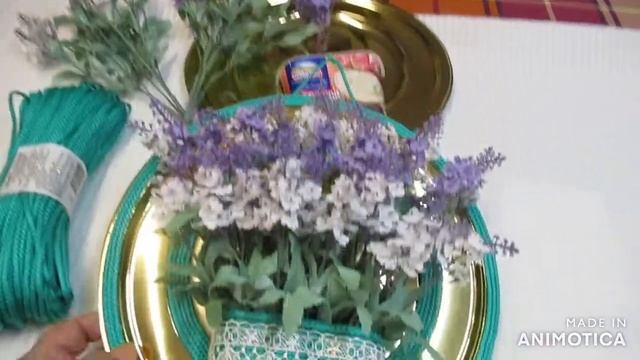 Панно *Букетик лаванды *??к 8марта.Ну очень простой ❗