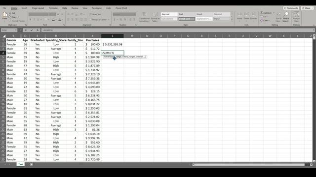 How to use SUMIF & SUMIFS in Excel