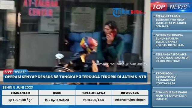 Operasi Senyap Densus 88 Tangkap 4 Terduga Teroris di Jawa Timur hingga NTB, Diduga 1 Jaringan