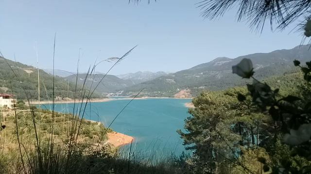 Relaxation mountains relax summer birds singing релаксация в горах на берегу озера. Turkey Alanya