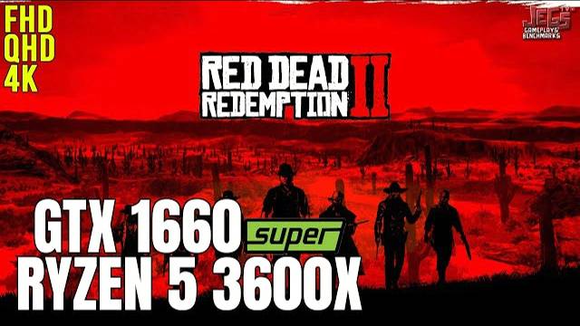 Red Dead Redemption 2 | Ryzen 5 3600x + GTX 1660 Super | 1080p, 1440p, 2160p benchmarks!