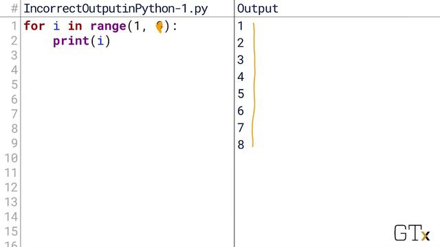 Incorrect Output in Python (1.2.7.2)
