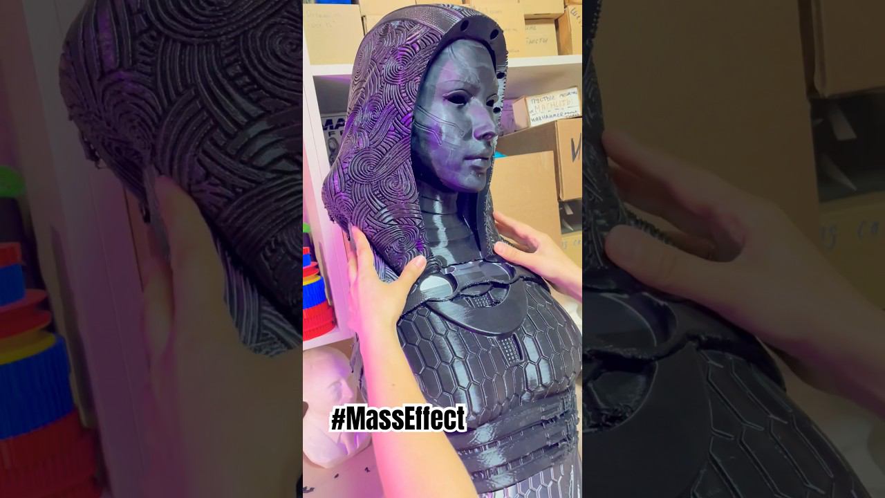 #3DPrinting #masseffect #TaliZorah #CrazyCraftSochi #Сочи