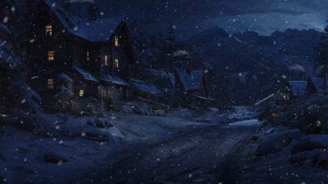 Blizzard Ambient Winter Sounds | Snowstorm Sounds for Sleep | Cozy Winter Ambience