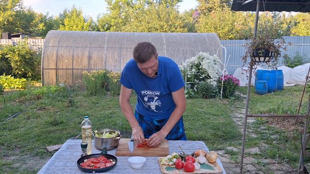 запечённая курица с овощами в тандыре