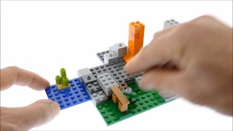 Lego Minecraft 21141 The Zombie Cave - Lego Speed Build Review