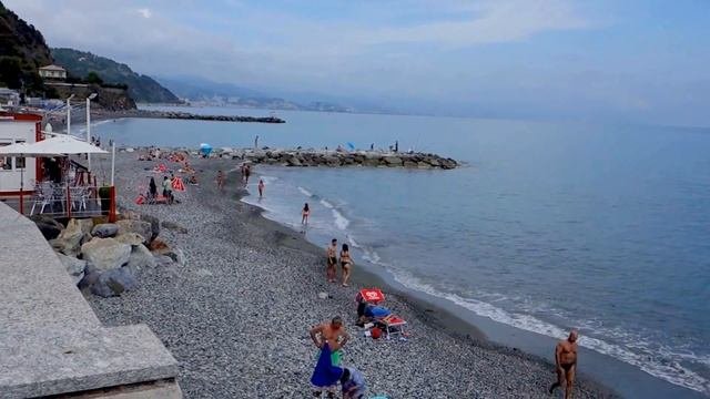 Набережная  Аренцано .Arenzano.
