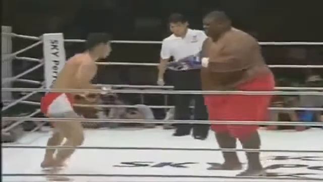 600lbs Sumo Vs 169lbs MMA Fighter