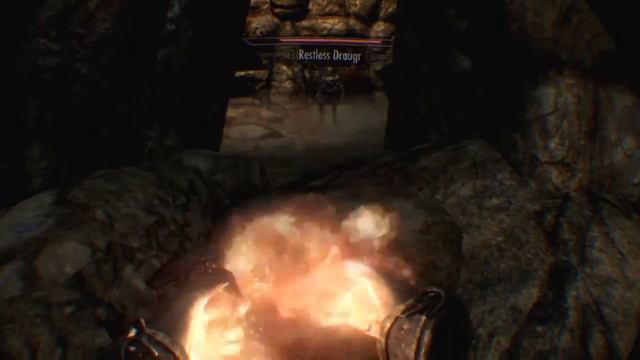 Skyrim VR: Draugr Gets Launched