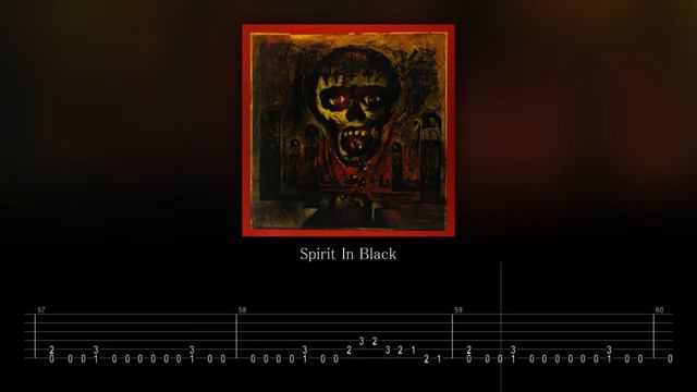Slayer - Spirit In Black Guitar Backing Track with Tabs