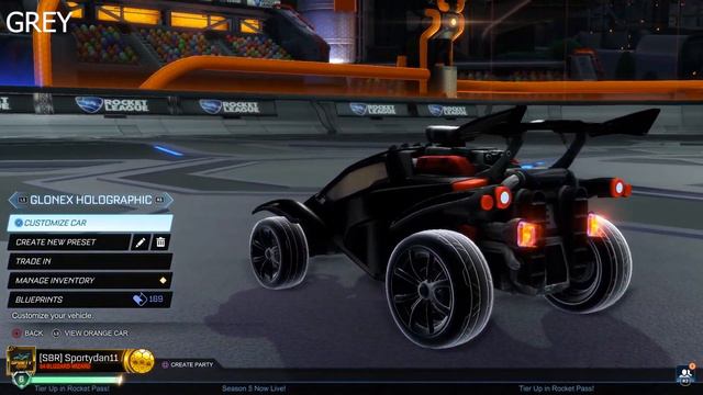 All *NEW* Painted Glonex: Holographic Wheels - Rocket League Show