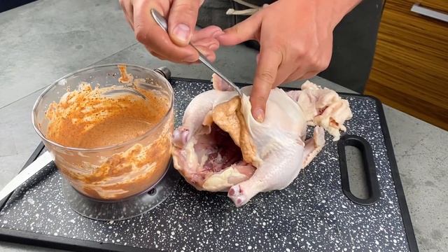 Вах! Курица в духовке по-грузински со сметаной!