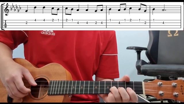 Top Gun Anthem - Easy Beginner Ukulele Tab With Playthrough Tutorial Lesson