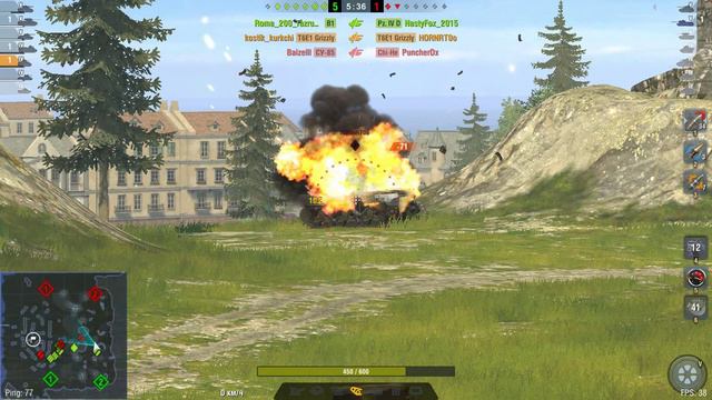 World of Tanks Blitz – игра на T6E1 Grizzly