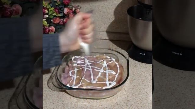 Вкусная куриная запеканка
