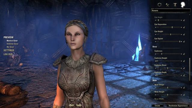 Elder Scrolls Online Beta - Character Creation: Nord Sorceress (HD PC Gameplay)